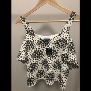 Club Monaco Cold Shoulder Blouse